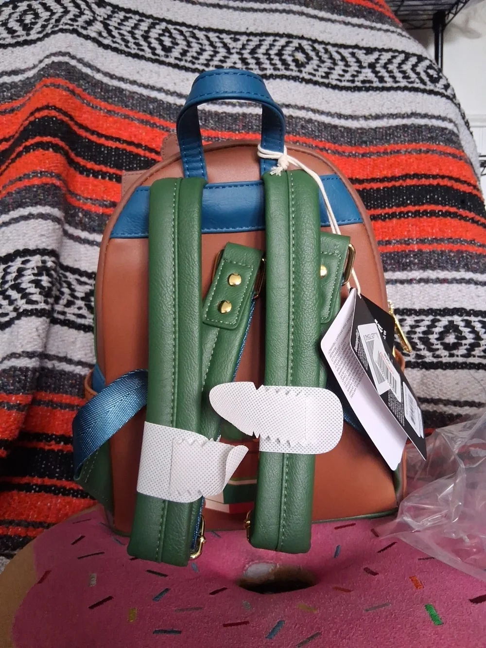 Loungefly Bookstore Glow-in-the-Dark Mini Backpack Books-A-Million Exclusive NWT - Picture 3 of 8